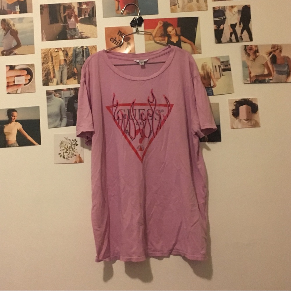 Flame Guess Tee